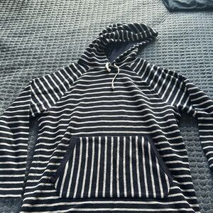 J Crew Striped Hoodie